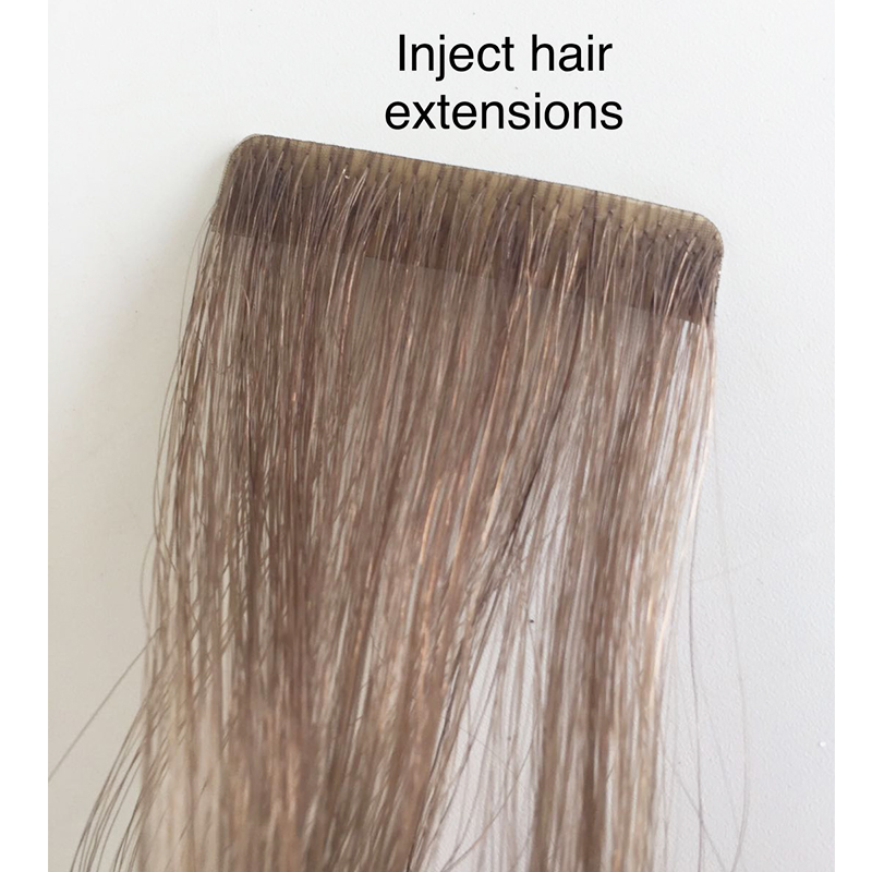 Raw human hair vendors inject pu hair extensions tapes hair  YL328